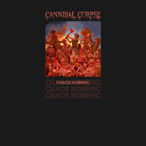 Мужской свитшот Cannibal Corpse Хаос / Черный – фото 3