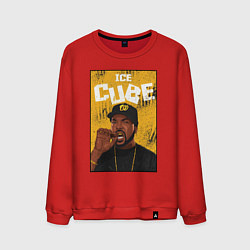 Свитшот хлопковый мужской Ice Сube, цвет: красный