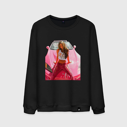 Мужской свитшот Суши Девон Аоки Honda s2000 / Черный – фото 1