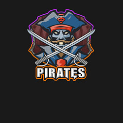 Свитшот хлопковый мужской Pirates team, цвет: черный — фото 2