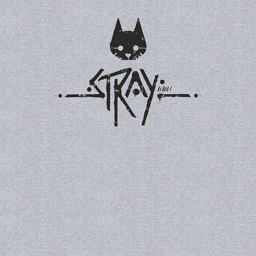 Мужской свитшот Stray street cat / Меланж – фото 3