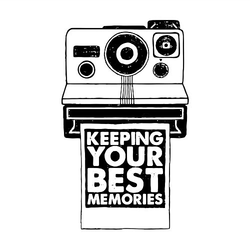 Мужской свитшот Polaroid best memories / Белый – фото 3