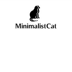 Свитшот хлопковый мужской Коты MinimalistCat, цвет: белый — фото 2