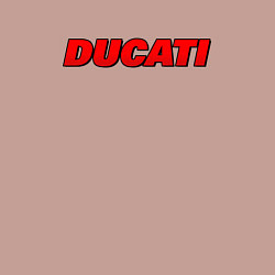 Свитшот хлопковый мужской Ducati - красный градиент, цвет: пыльно-розовый — фото 2