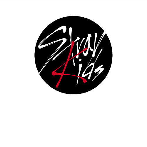 Мужской свитшот Stray Kids logo / Белый – фото 3