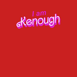 Свитшот хлопковый мужской I am kenough barbie, цвет: красный — фото 2