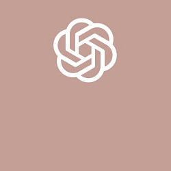 Свитшот хлопковый мужской Логотип Chat GPT, цвет: пыльно-розовый — фото 2