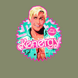 Свитшот хлопковый мужской Кен Барби, цвет: авокадо — фото 2