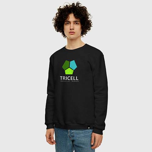 Мужской свитшот Tricell Inc / Черный – фото 3