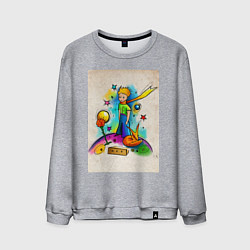 Свитшот хлопковый мужской Le Petit Prince, цвет: меланж