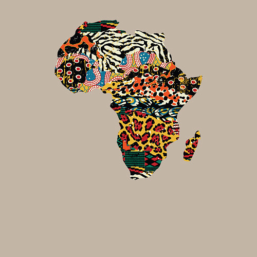 Мужской свитшот Africa / Миндальный – фото 3