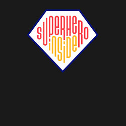 Свитшот хлопковый мужской Супергерой внутри, цвет: черный — фото 2