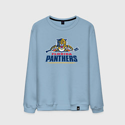 Свитшот хлопковый мужской Florida panthers - hockey team, цвет: мягкое небо