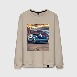 Мужской свитшот Авто Додж Челленджер