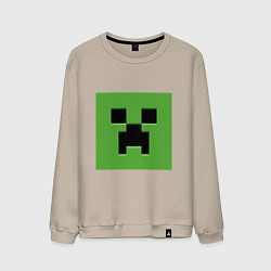 Мужской свитшот Minecraft creeper face