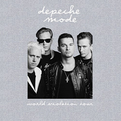 Свитшот хлопковый мужской Depeche Mode World Violation Tour Band, цвет: меланж — фото 2