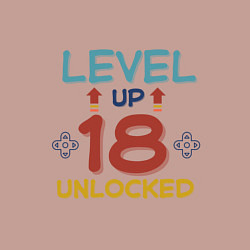 Свитшот хлопковый мужской 18 уровень разблокирован, цвет: пыльно-розовый — фото 2