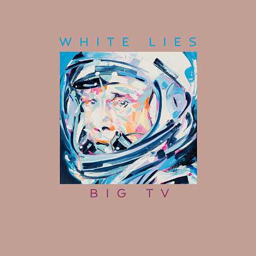 Мужской свитшот White Lies - Big TV / Пыльно-розовый – фото 3