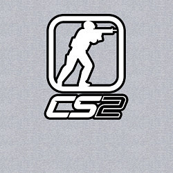 Свитшот хлопковый мужской CS2 logo, цвет: меланж — фото 2