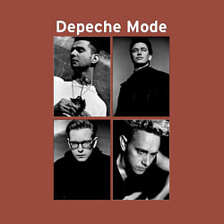 Свитшот хлопковый мужской Depeche Mode Violator 2, цвет: кирпичный — фото 2