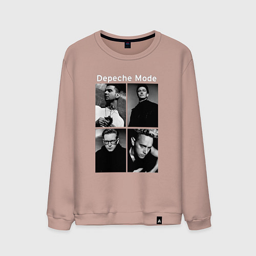 Мужской свитшот Depeche Mode Violator 2 / Пыльно-розовый – фото 1
