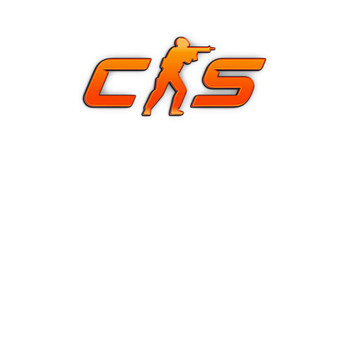 Мужской свитшот CS 2 orange logo / Белый – фото 3