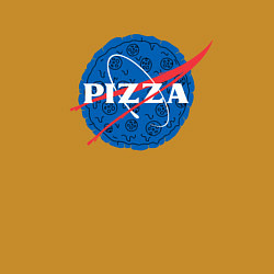 Свитшот хлопковый мужской Pizza x NASA, цвет: горчичный — фото 2