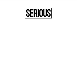 Свитшот хлопковый мужской Serious, цвет: белый — фото 2
