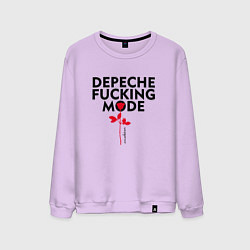 Мужской свитшот Depeche Mode - Rose mode white