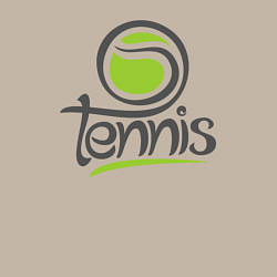 Свитшот хлопковый мужской Tennis ball, цвет: миндальный — фото 2