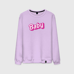 Мужской свитшот Baby: pink barbie style
