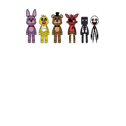 Свитшот хлопковый мужской FNAF команда, цвет: белый — фото 2