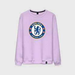 Свитшот хлопковый мужской Chelsea fc sport, цвет: лаванда