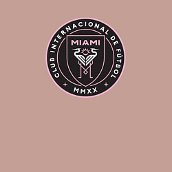 Свитшот хлопковый мужской Miami fc club, цвет: пыльно-розовый — фото 2