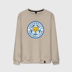 Свитшот хлопковый мужской Leicester city fc, цвет: миндальный