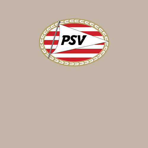 Мужской свитшот Psv sport fc / Миндальный – фото 3