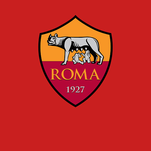 Мужской свитшот Roma sport fc / Красный – фото 3