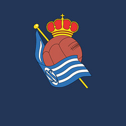 Свитшот хлопковый мужской Real Sociedad fc club, цвет: тёмно-синий — фото 2