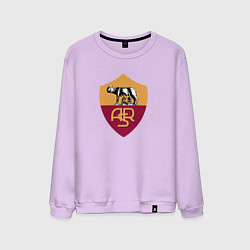 Свитшот хлопковый мужской Roma fc club, цвет: лаванда