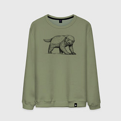 Мужской свитшот Медоед недоволен