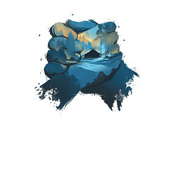 Свитшот хлопковый мужской Рукопожатие Кратоса и Атрея gow ragnarok, цвет: белый — фото 2