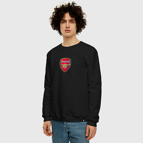 Мужской свитшот Arsenal fc sport club / Черный – фото 3