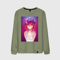 Мужской свитшот Anime Girl refflex