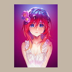 Свитшот хлопковый мужской Anime Girl refflex, цвет: миндальный — фото 2