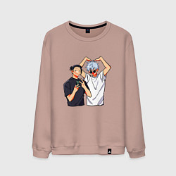 Мужской свитшот Сатору и Гето - Магическая битва