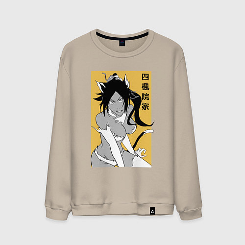 Мужской свитшот Йоруичи / Миндальный – фото 1