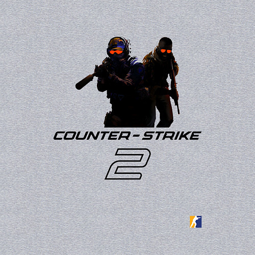 Мужской свитшот Counter-strike 2 - welcome to cs2 / Меланж – фото 3