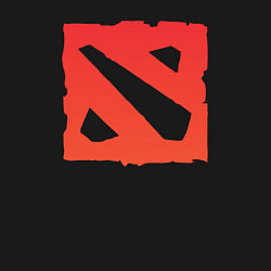Свитшот хлопковый мужской Dota 2 логотип, цвет: черный — фото 2