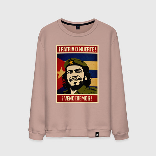 Мужской свитшот Родина или смерть / Пыльно-розовый – фото 1