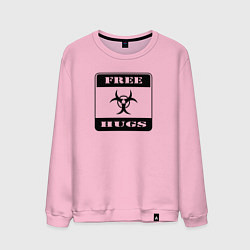 Мужской свитшот Funny free hugs